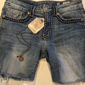 Miss Me  Bermuda Denim Short